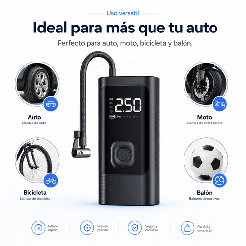 MagicAir™ Inflador Automático Portátil