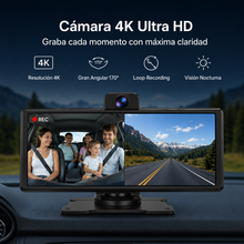 MagicScreen Pro con cámara 4K Ultra HD, gran angular y grabación en bucle