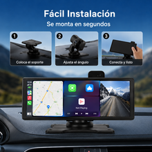 MagicScreen Pro instalación rápida sobre el tablero del auto