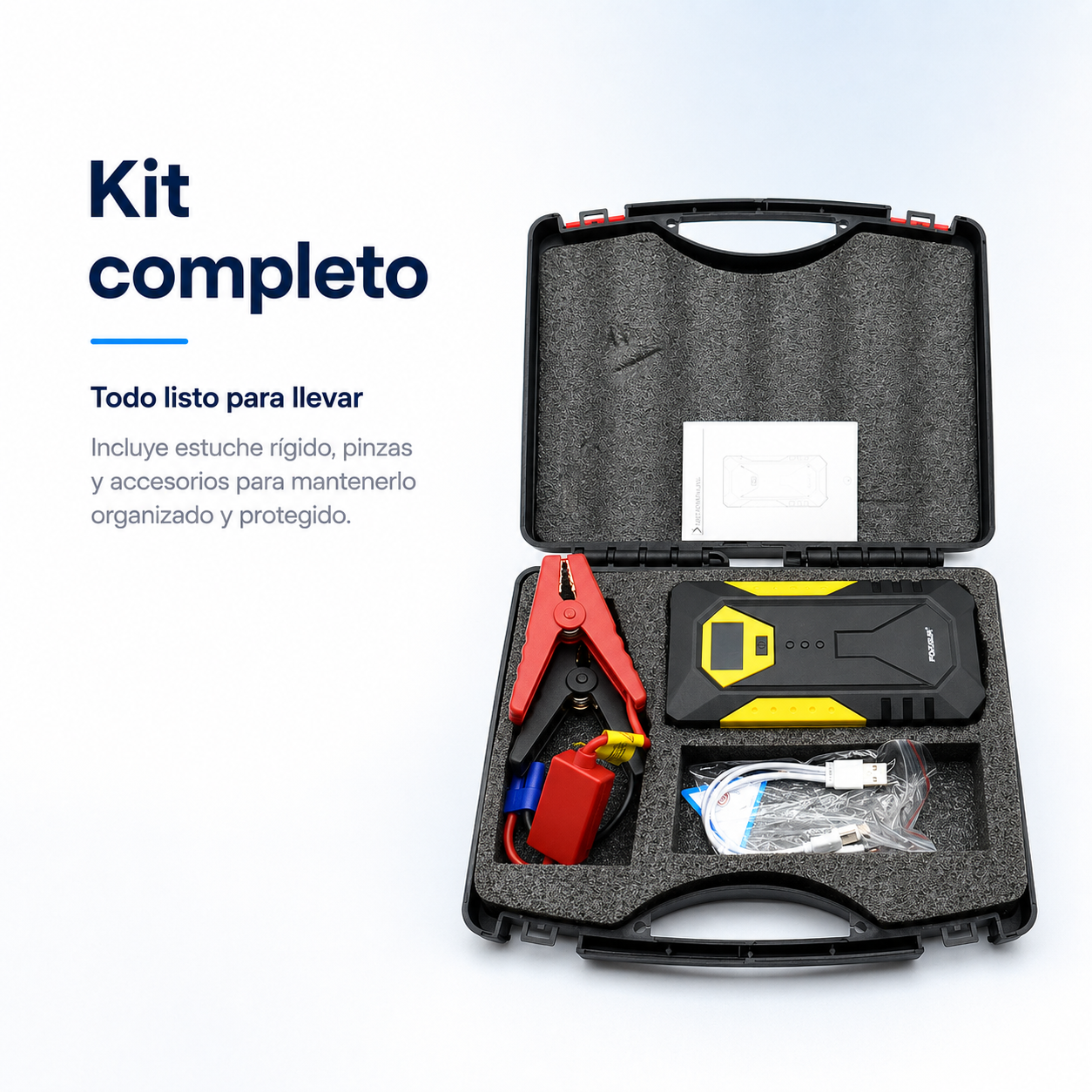 MagicStart kit completo con estuche rígido, pinzas y accesorios