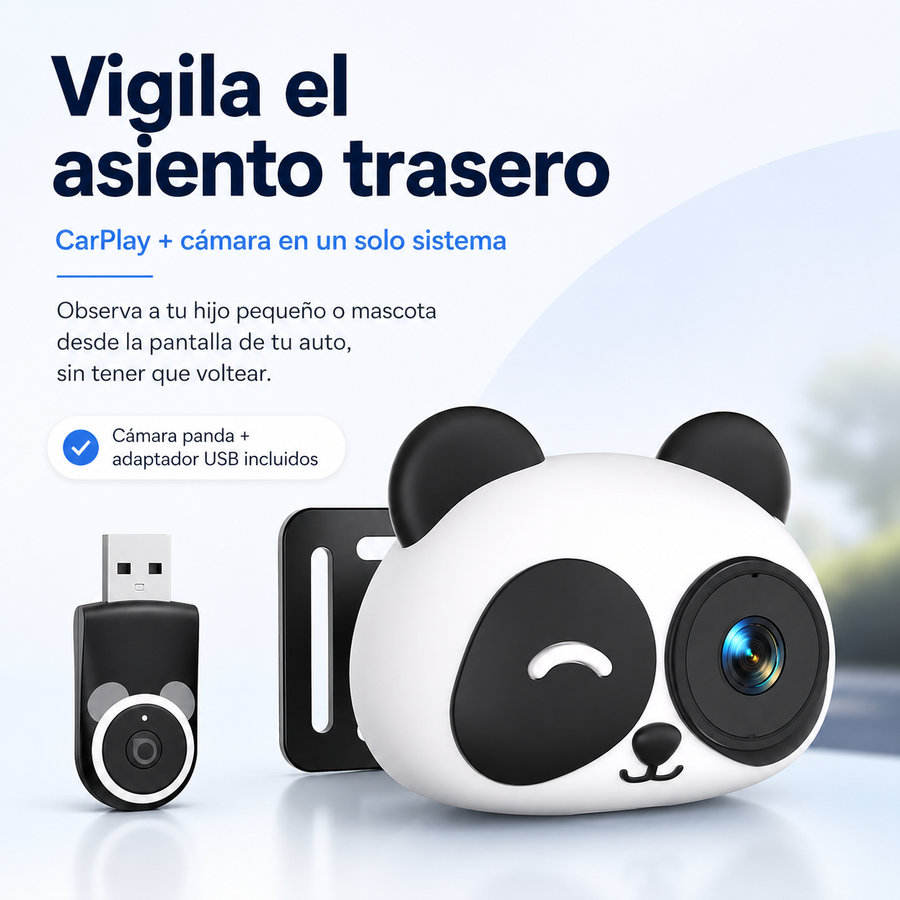 MagicView Pro™ Sistema CarPlay con Cámara Interior